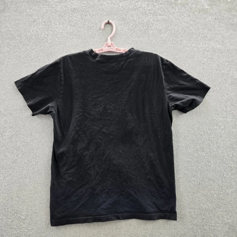 The North Face Men Shirt M Black‎ Camouflage Logo Box Short Sleeve